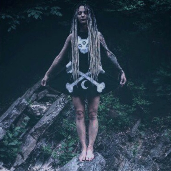 Third Eye Sphynx Cat Skater Mini Dress - Picture 5 of 7